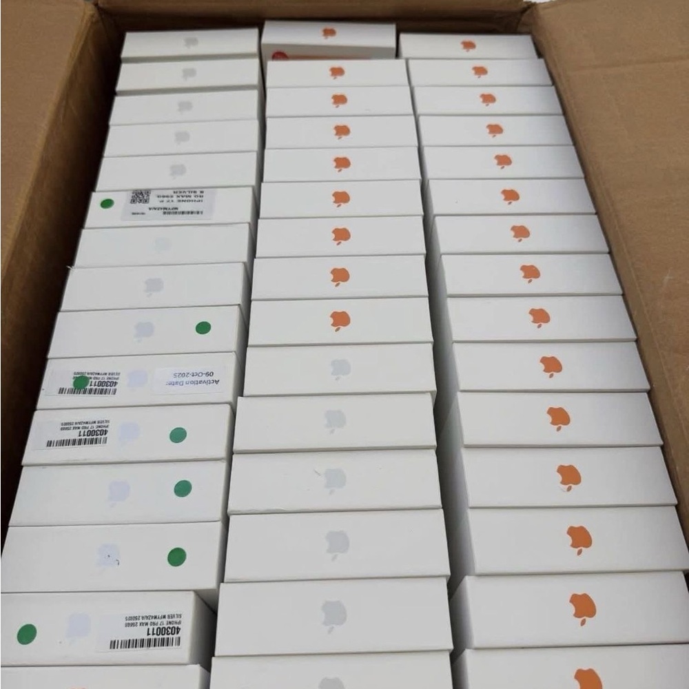 Apple iPhone in Classic White and Silver - Picture 3 of 3